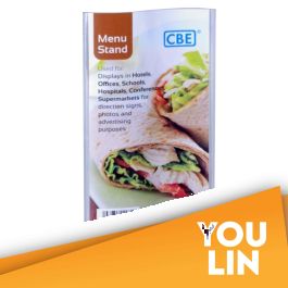 Cbe Menu Stand Curved Shape Display Equipment