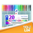 STAEDTLER 334 SB20 Triplus Fineliner  Set of 20 Colors