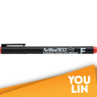 Artline 853 Ohp Permanent Marker Pen 0.5mm - Red