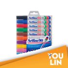 Artline 90 Permanent Marker Pen 2.0-5.0mm 2'S - Black