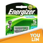 Energizer NH12PPRP2 NIMH AAA Rechargeable Battery 700mah 2pc Card