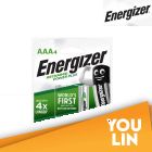 Enerigzer NH12PPRP4 NIMH AAA Rechargeable Battery 700mah 4pc Card