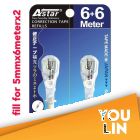 Astar CT-1065-1 Correction Tape Refill 6M X 5MM X2PCS