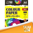 APLUS CP4702 A4 80gm Mix Dark Colour Paper 50'S Asst