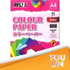 APLUS CP4703 A4 80gm Mix Cyber Colour Paper 50'S Asst