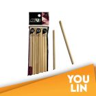 APLUS Round Wood Stick 15cm 15pcs - Plain