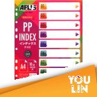 APLUS PP-4102 PP Index Divider 10 Colour