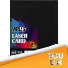 APLUS A4 230gm Laser Card 10'S - Black (14)