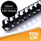 APLUS 20mm Binding Comb - Black 100'S