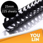 APLUS 25mm Binding Comb - Black 50'S