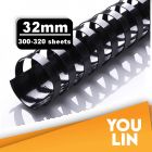 APLUS 32mm Binding Comb - Black 50'S