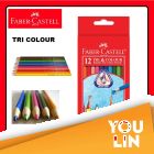 Faber Castell 115903 12L Tri-Colour Pencil