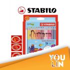 STABILO 1868B 36C Colour Pencil (L)