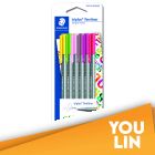 STAEDTLER 334 SBK6-2 Triplus Fineliner Set of 6 Colors (Floria)