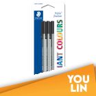 STAEDTLER 334 BK3 Triplus Fineliner Set of 3 Colors - Black Edition