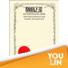 APLUS A4 160gm Certificate Card V/Seal - AS01