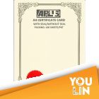 APLUS A4 160gm Certificate Card V/Seal - AS21