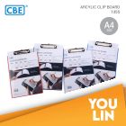 CBE 1355 A4 Acrylic Clip Board