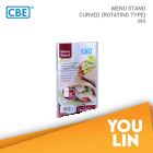 CBE Menu Stand Curved Rotating (283)