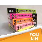 Luckystar A4 80gm Color Paper 450'S - Cyber Colour