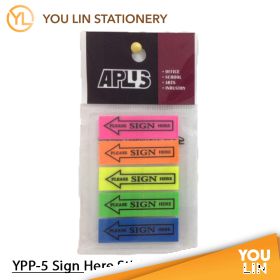 APLUS YPP-5 12.5MM X 44MM Sign Here Film Index 