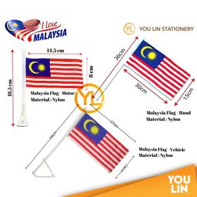 Malaysia Flag - Hand/Motor/Vehicle (Nylon)