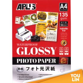 APLUS GLOSSY PAPER GP-4135 A4 135GSM 100'S