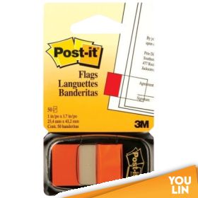 3M Post it Tape Flags 680-4 (Orange)