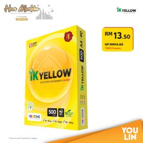 IK Yellow 80gsm A4 Paper 500's/ream