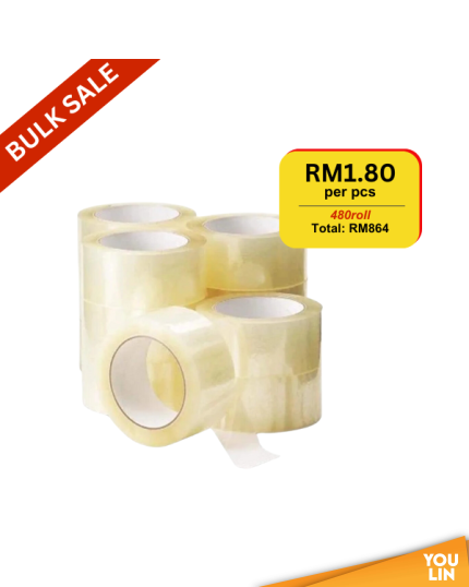 ACE OPP Tape Clear 48mm x 90y x 480roll