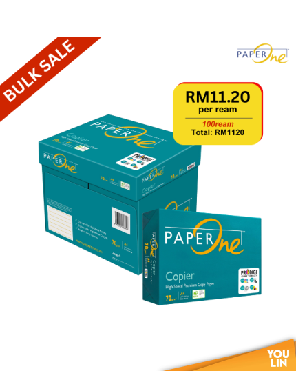 PaperOne 75gsm A4 Paper 500's x 100ream
