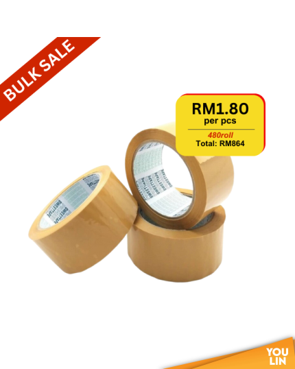 ACE Opp Tape Brown 48mm x 90y x 480roll