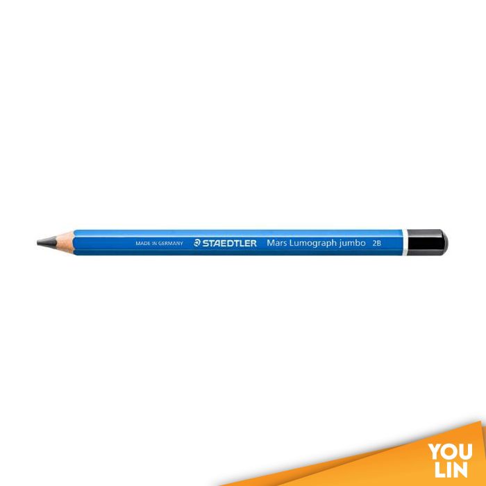 Staedtler 100J-6B Mars Lumograph Jumbo 6B Pencils - Box of 6