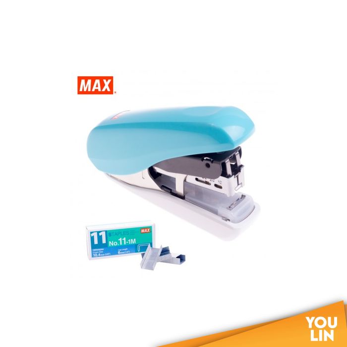 Max Stapler HD-11FLSK (Flat-Clinch) - Blue - Stapler & S