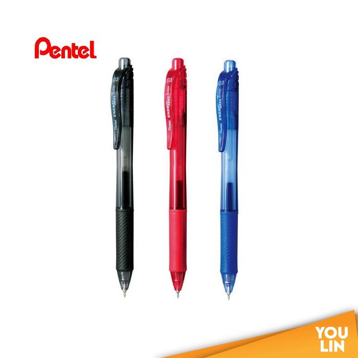 Pentel Energel-X 1.0mm Ret Gel Pen