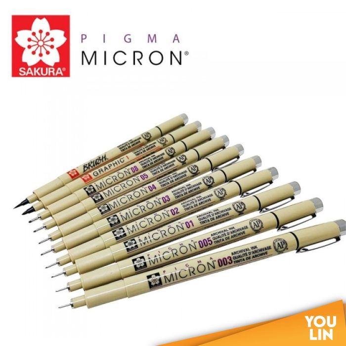 Sakura Pigma Micron & Graphic Drawing Pens - 1st choice for