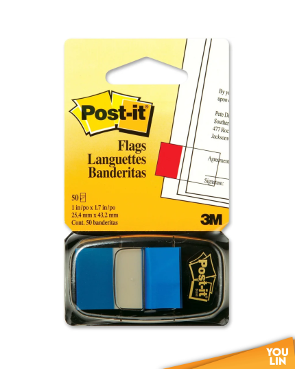 3M Post it Tape Flags 680-2 (Blue)