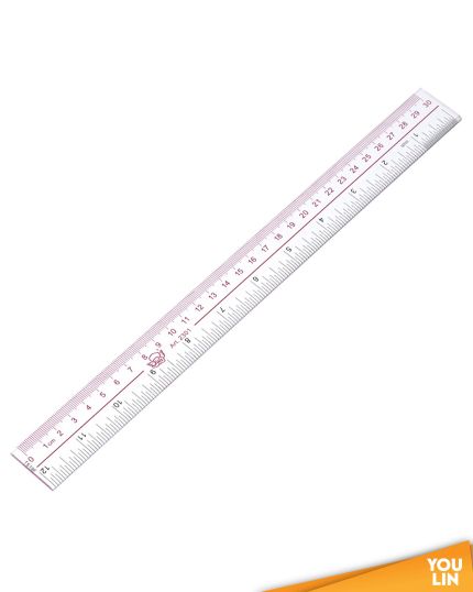 Transparent Plastic Ruler 8011 30CM (12")