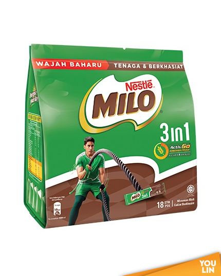 MILO ACTIV-GO 3 IN 1 - STICK PACK (14'Sx33G)