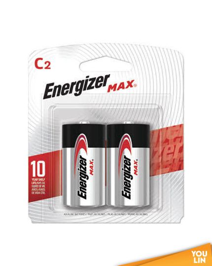 Energizer E93BP2G C Battery 2pc Card