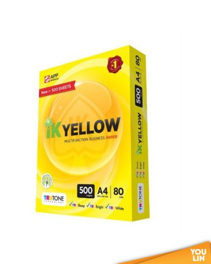 IK Yellow 80gsm A4 Paper 500's/ream