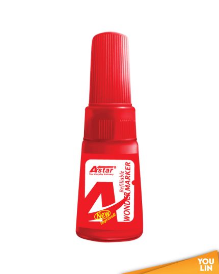 Astar WM-16 Refillable Wonder Marker 14CC - Red