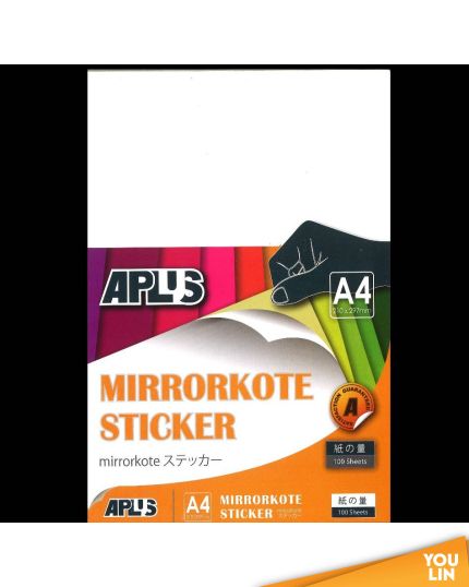 APLUS A4 Mirorkote Sticker 100'S