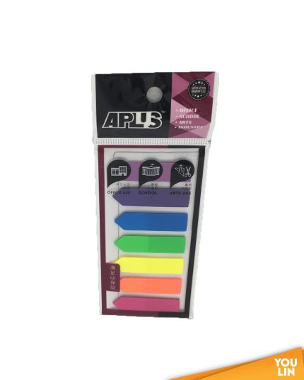 APLUS JP44125-7 Asst 7 Colour Stick Note W/Arrow