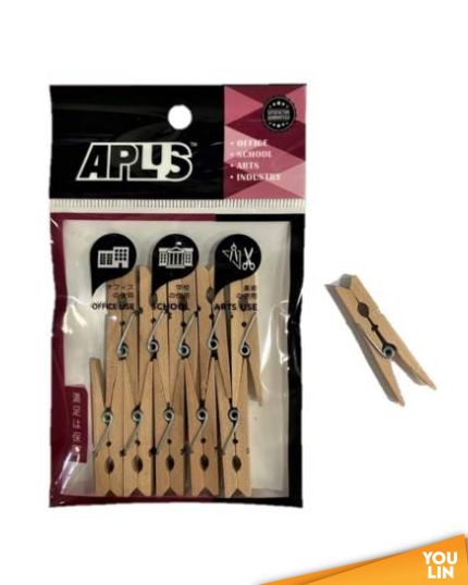 APLUS Mini Clip Large 4.8cm 10pcs - Plain