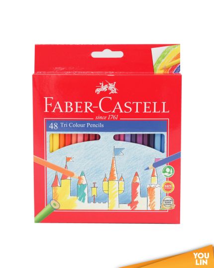 Faber Castell 115906 48L Tri-Colour Pencil