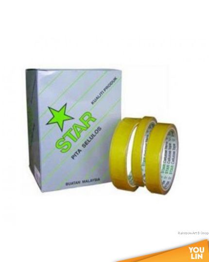 Star Cellulose Tape 18mm x 30y