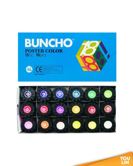 Buncho Poster Colour 15cc 18 Colour