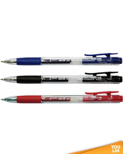 G'Soft W3 0.5MM Retract Ball Pen