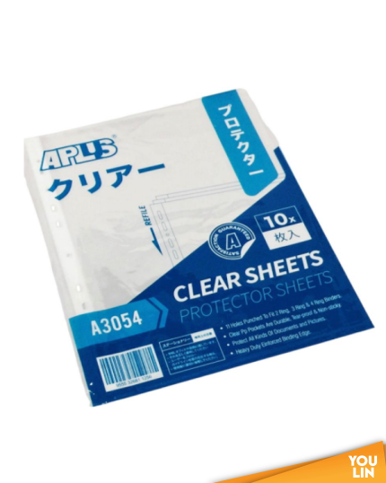 APLUS A3054 A4 Sheet Protector 10'S